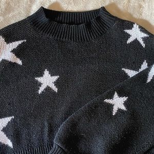 SHEIN High-Neck Cropped Sweater